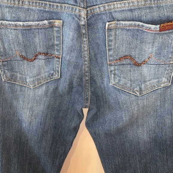 7 for all man kind‎ bootcut jean size 28 - Picture 3 of 8